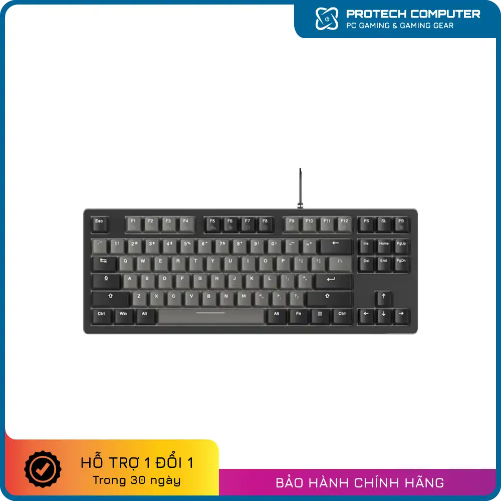 Bàn phím cơ Gaming DAREU EK87 v2 BLACK DREAM SWITCH